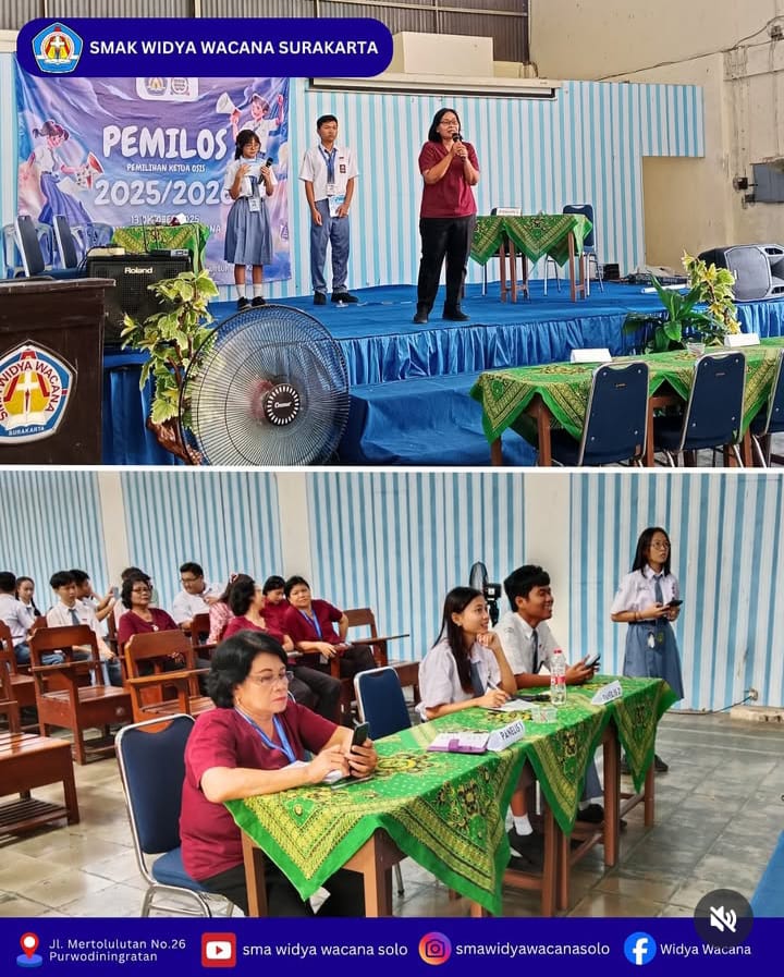 berita, Pemilihan Ketua dan Wakil Ketua OSIS 2025, sma widya wacana, widya wacana, ysk,  yayasan sekolah kristen, yayasan, surakarta, sma