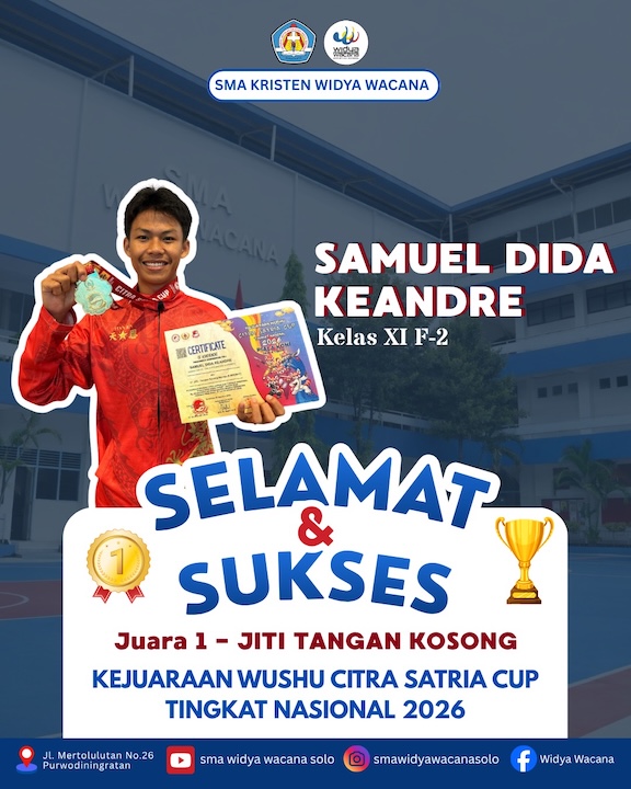 prestasi, sma widya wacana, widya wacana, ysk,  yayasan sekolah kristen, yayasan, surakarta, sma